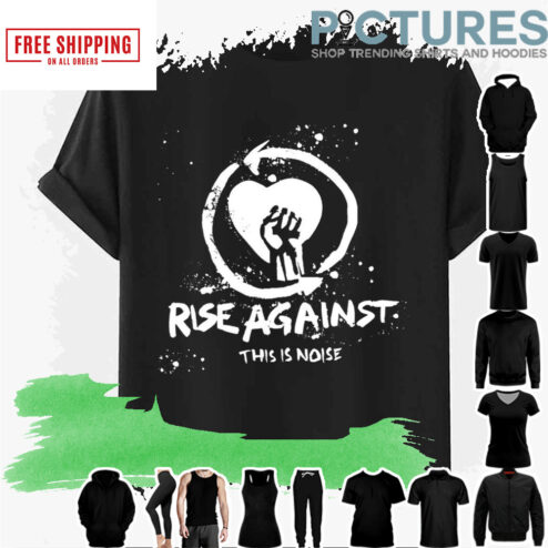 This Is Noise Rise Against Logo Band Music Punk Rock shirt