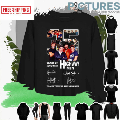 The Gighway men 35 years of 1985-2020 thank you for the memories sigantures shirt