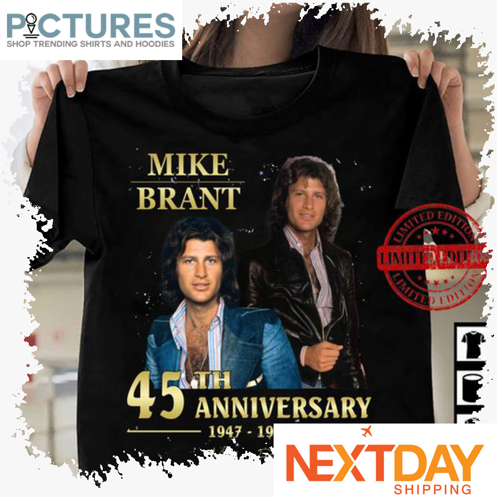 Mike Brant 45th anniversary 1947-1975 signature shirt