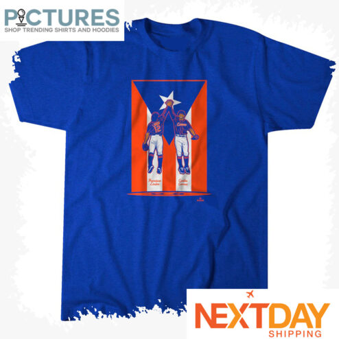 Francisco Lindor and Carlos Correa Puerto Rico New York Mets MLB shirt
