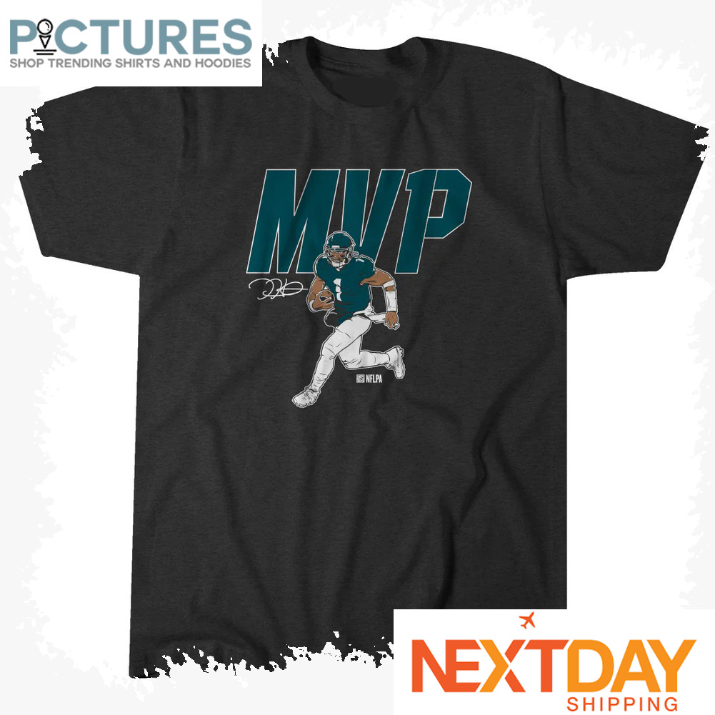 Jalen Hurts MVP Philadelphia Eagles NFLPA signature shirt