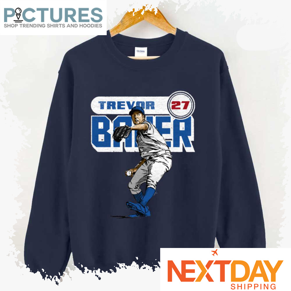 No 27 Trevor Bauer Los Angeles Dodgers MLB shirt