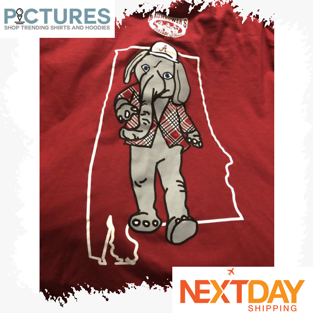 Elephant mascot Alabama Crimson Tide NCAA Division I shirt