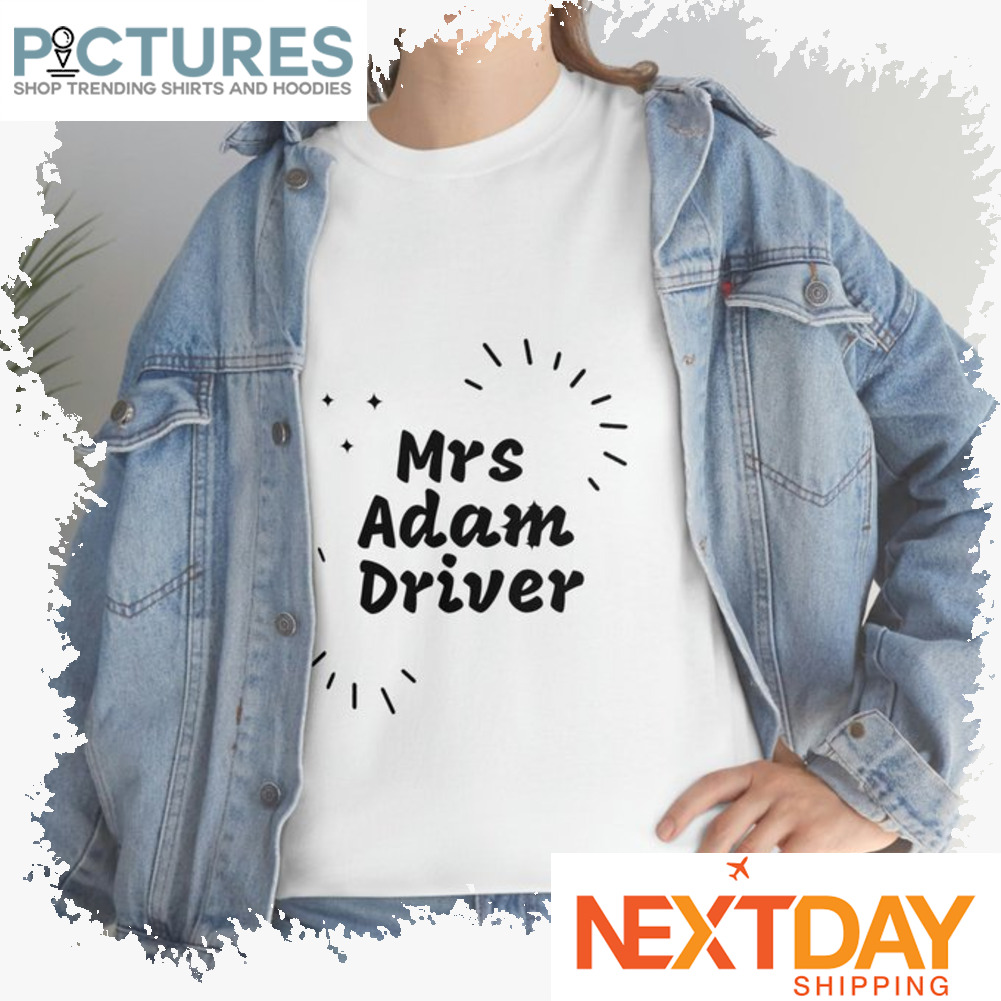 Personalized Mrs Adam Driver Custom Name shirt