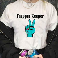 V Sign Trapper Keeper shirt