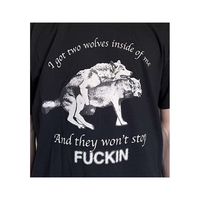 Wolf I got two wolves inside of me and they won_t stop fuckin shirt