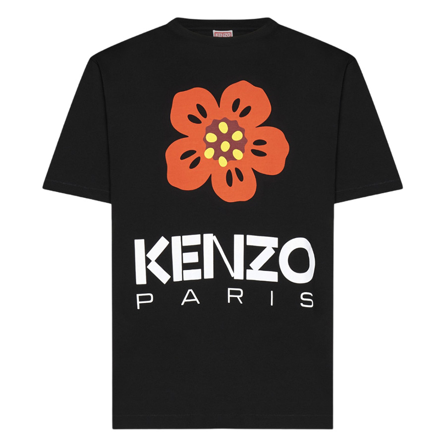 Kenzo Paris Black Boke Flower shirt