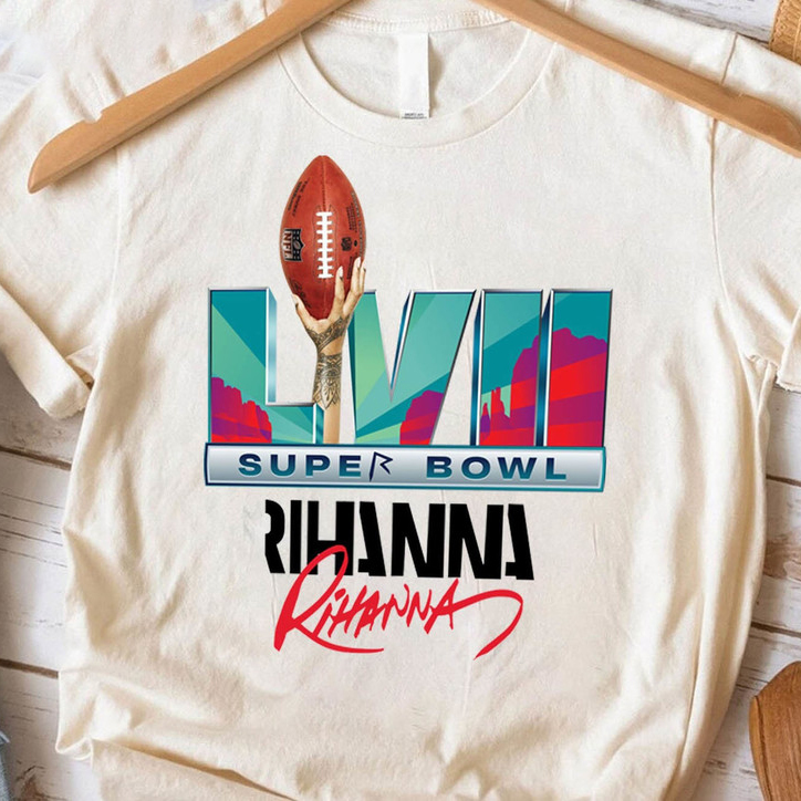 Rihanna LIVII super bowl signature shirt