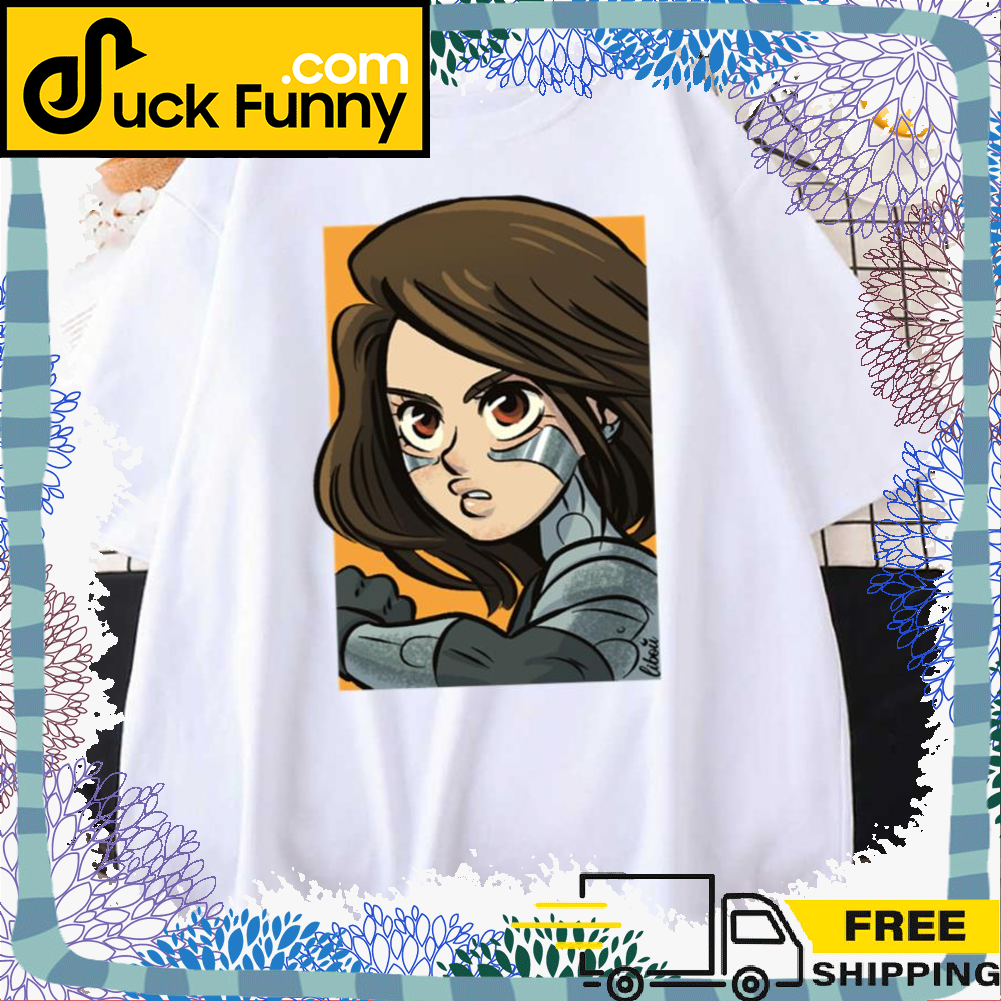 Alita Battle Angel Face Animation Shirt