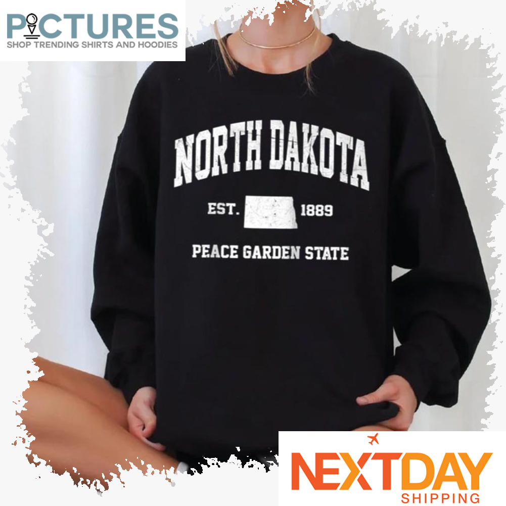 Nd Usa Vintage State Athletic North Dakota shirt