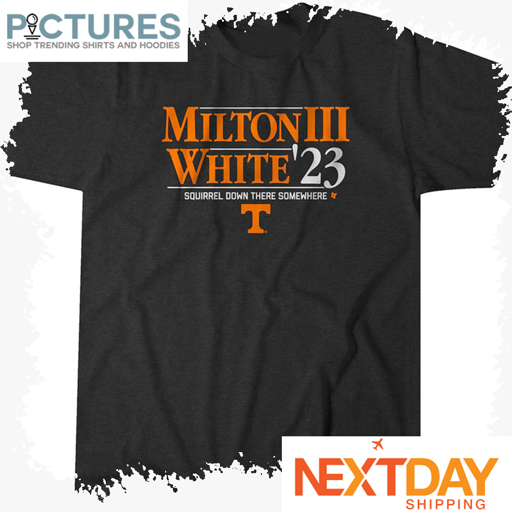 Tennessee Football Milton III White 23 shirt