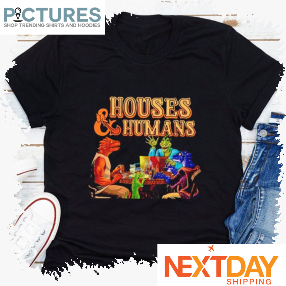 Funny Houses And Humans Cartoon Dungeons shirt