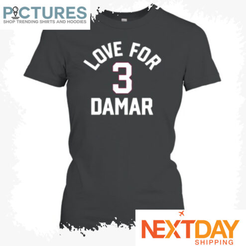 NFL Love For 3 Damar shirt