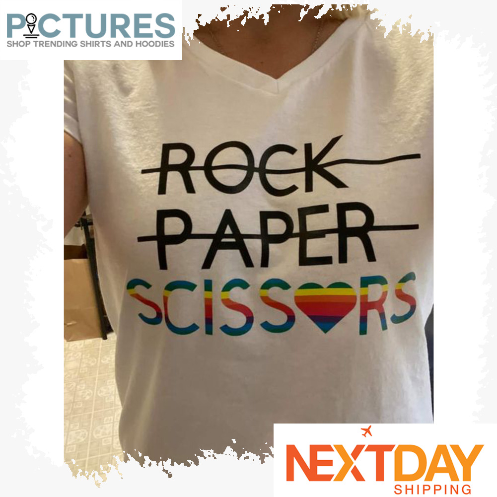 Rock Paper Scissors LGBTQ shirt