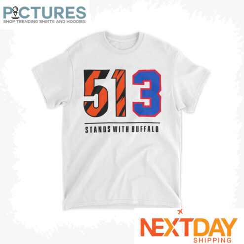 Cincinnati Bengals 513 Stands with Buffalo NFL shirt