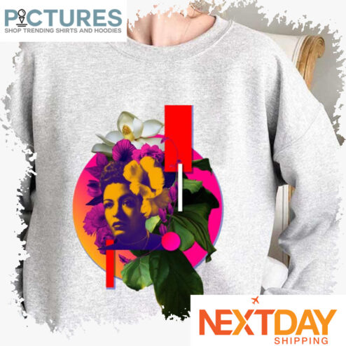 Flower Jazz Diva Billie Holiday shirt