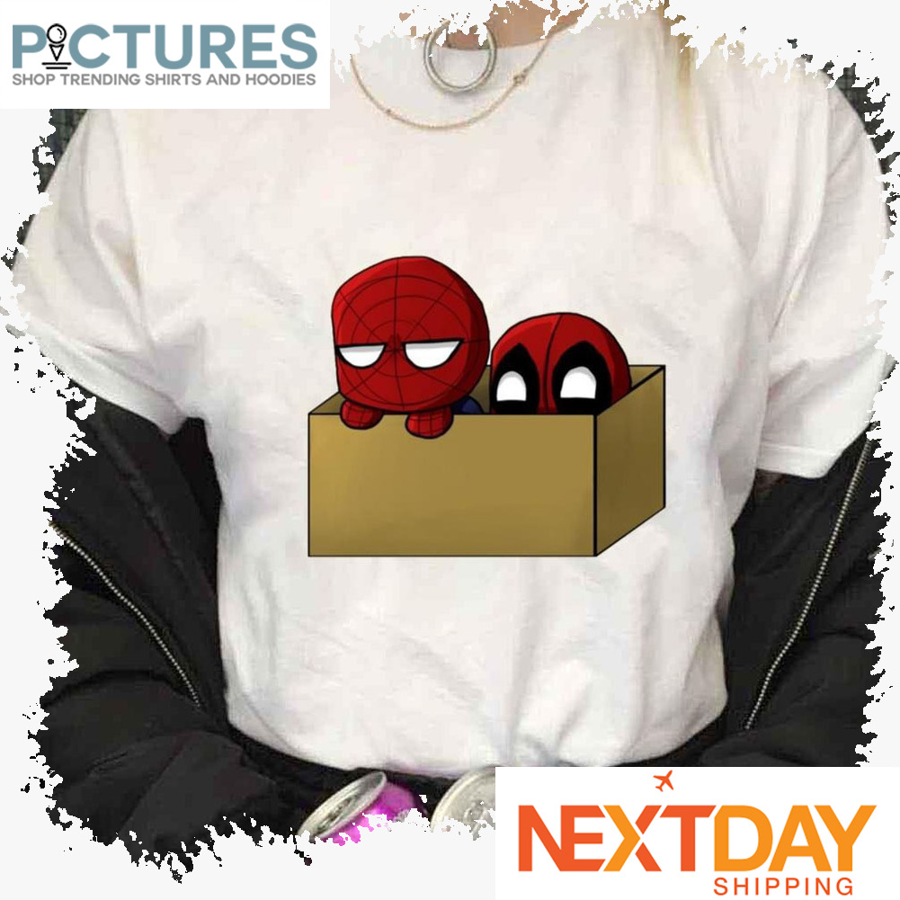 Adopt Us Chibi Spider Man With Friend Deadpool shirt