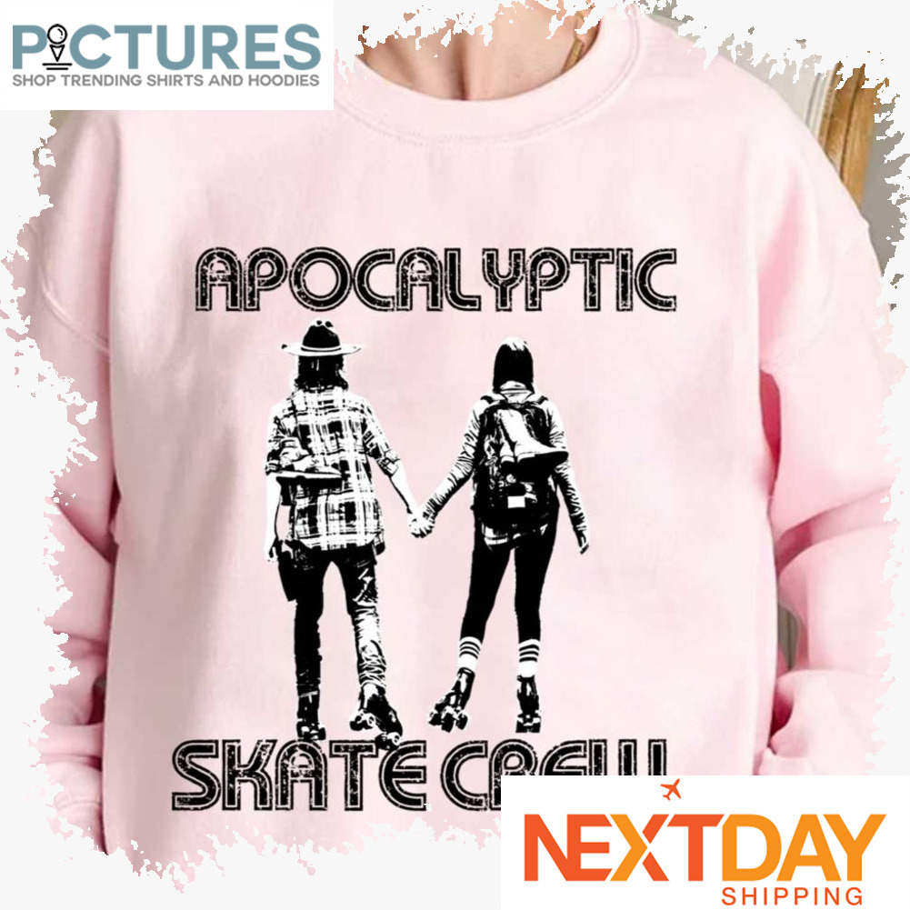 Apocalyptic Skate Crew The Walking Dead Carl And Enid shirt