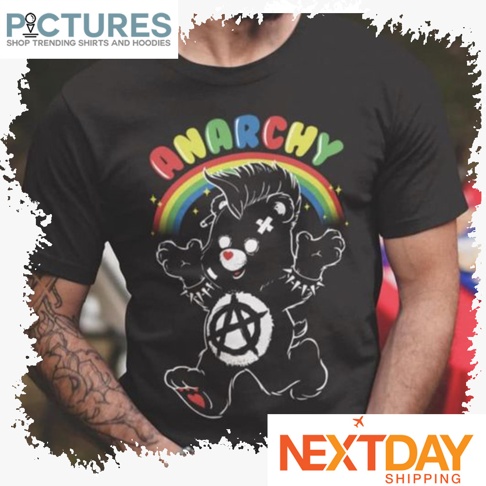 Bear rainbow anarchy LGBTQ shirt