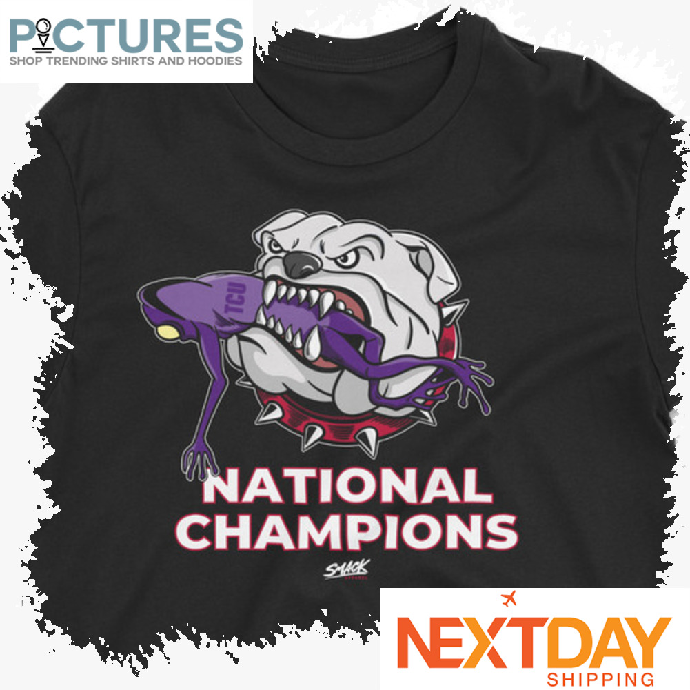 Georgia Bulldogs defeat TCU national champions shirt
