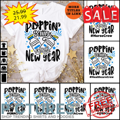 Poppin' battles Propofol for the new year Nurselife shirt