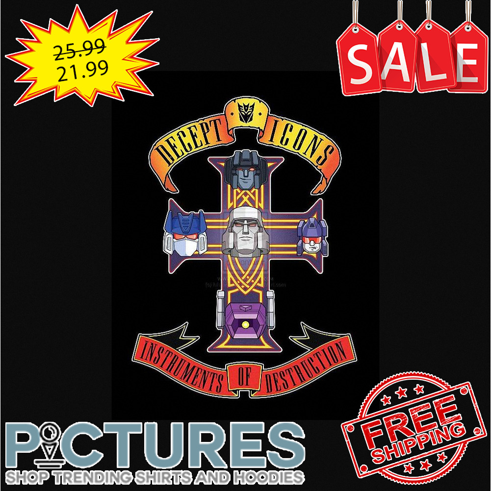 Decepticons instruments of destruction Transformer shirt