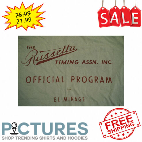 Sam Winchester The russetta timing assn inc official program Supernatural shirt