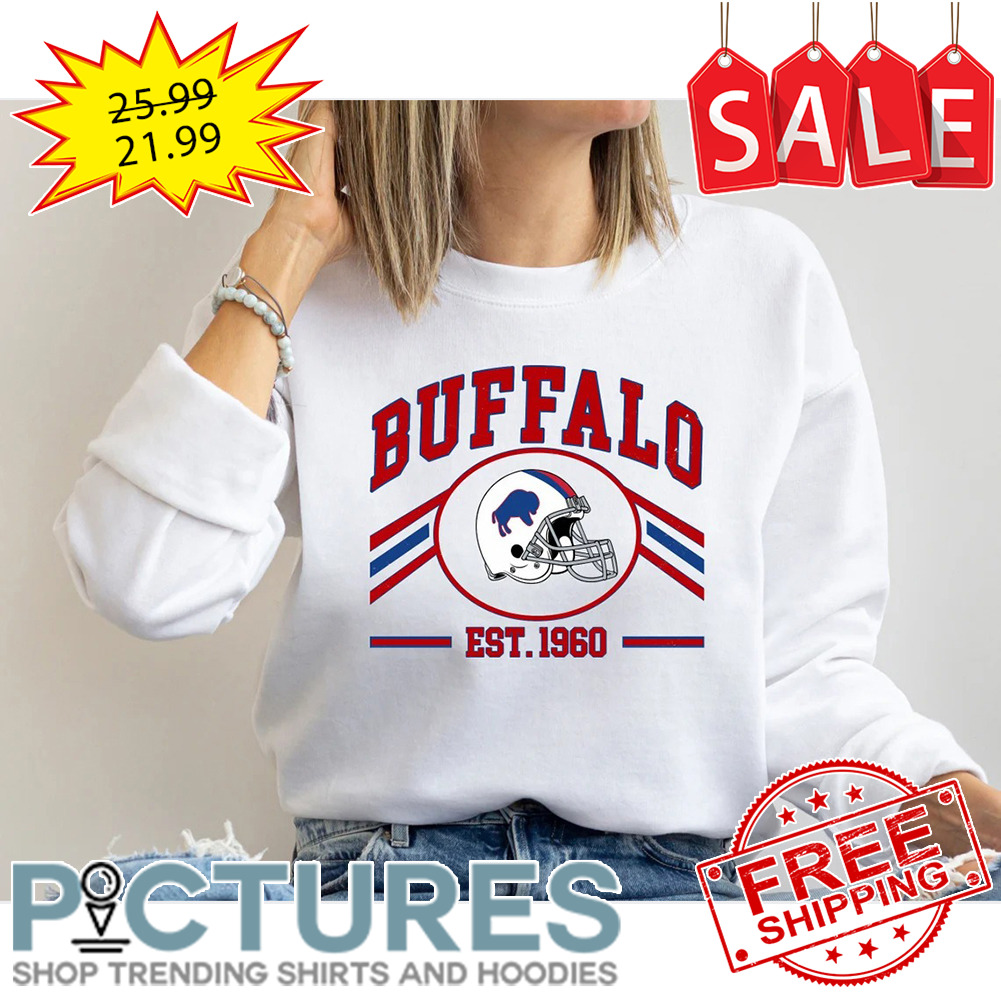 Vintage Buffalo Bills Football Helmet NFL shirt