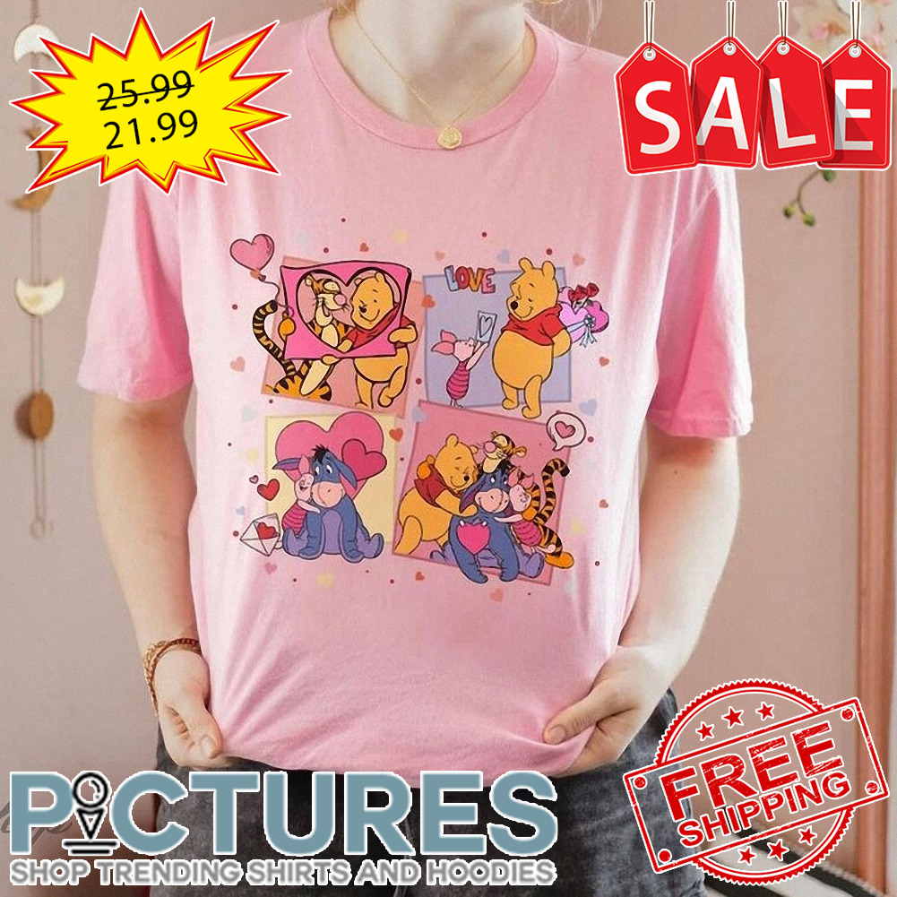 Find the perfect Valentine's Day gift for couples with our Pooh-themed shirt