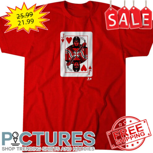 Jack Hughes Jack of hearts shirt