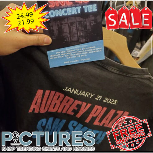January 21 2023 Aubrey Plaza Sam Smith shirt