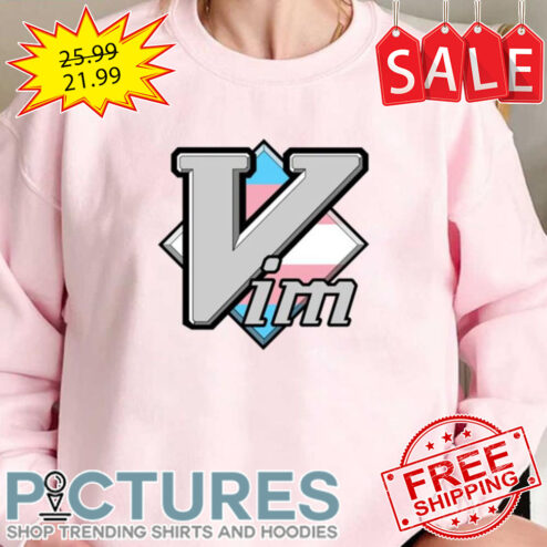 Trans Pride Vim Logo LGBTQ Pride Month shirt