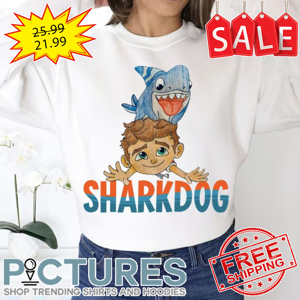 Vintage Cartoon 90s Sharkdog shirt