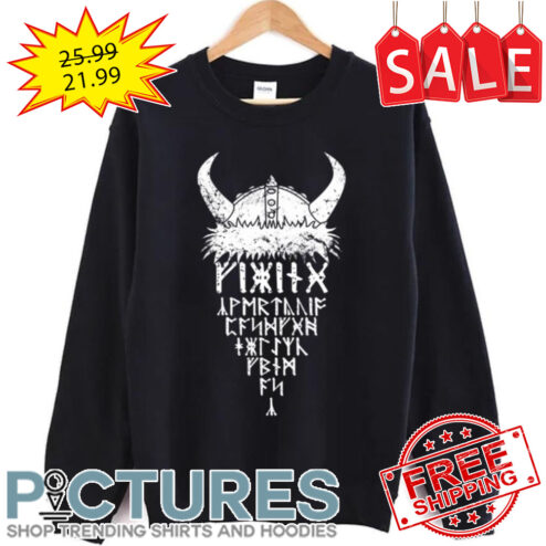 White Art Viking Warrior Hat Viking Valhalla shirt