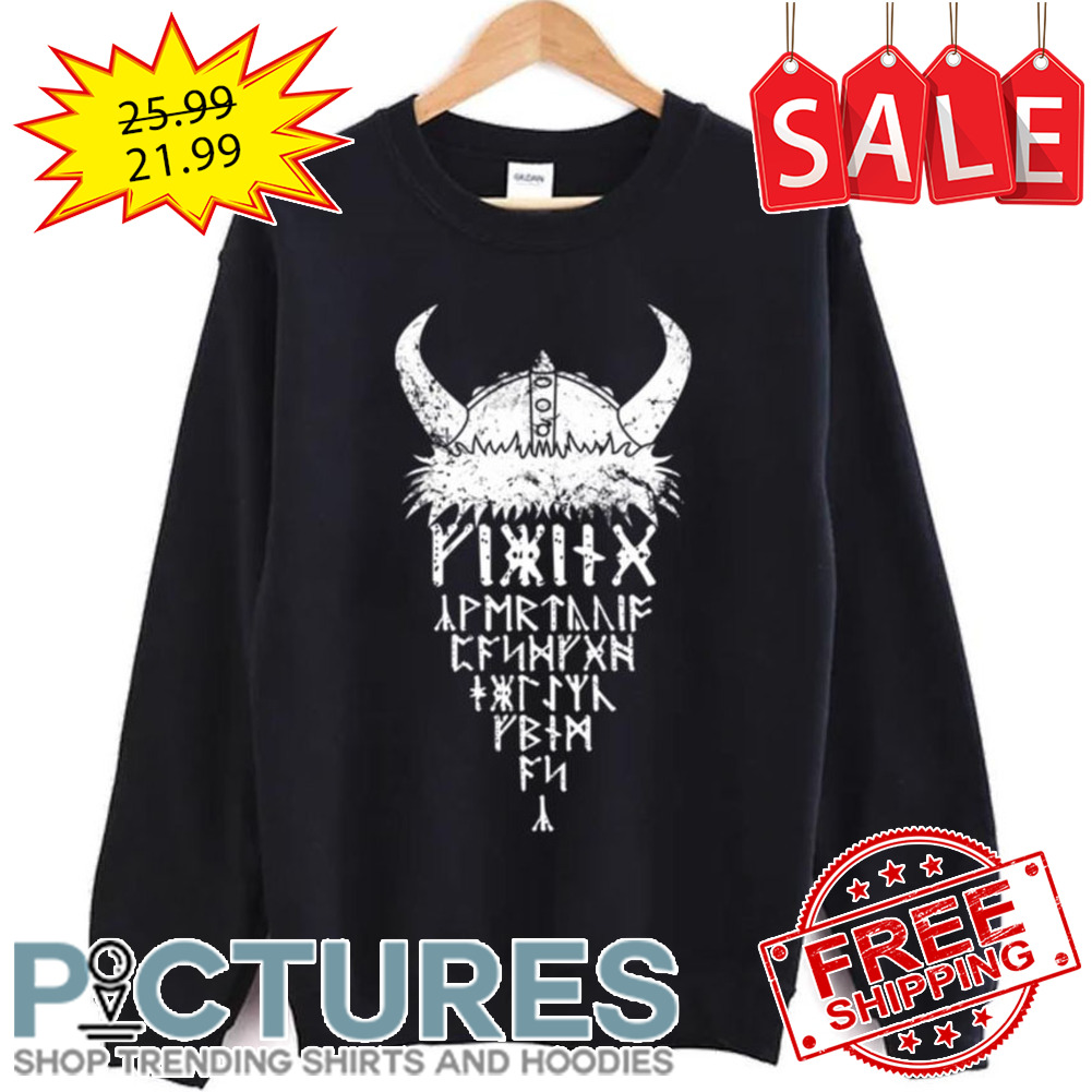 White Art Viking Warrior Hat Viking Valhalla shirt