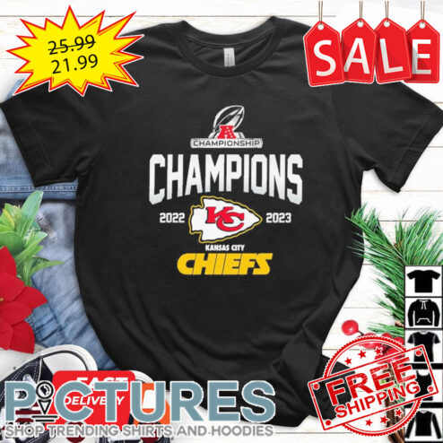 Kansas City Chief championship champions 2022 - 2023 shirt
