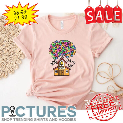 100 Days of School Balloons shirt