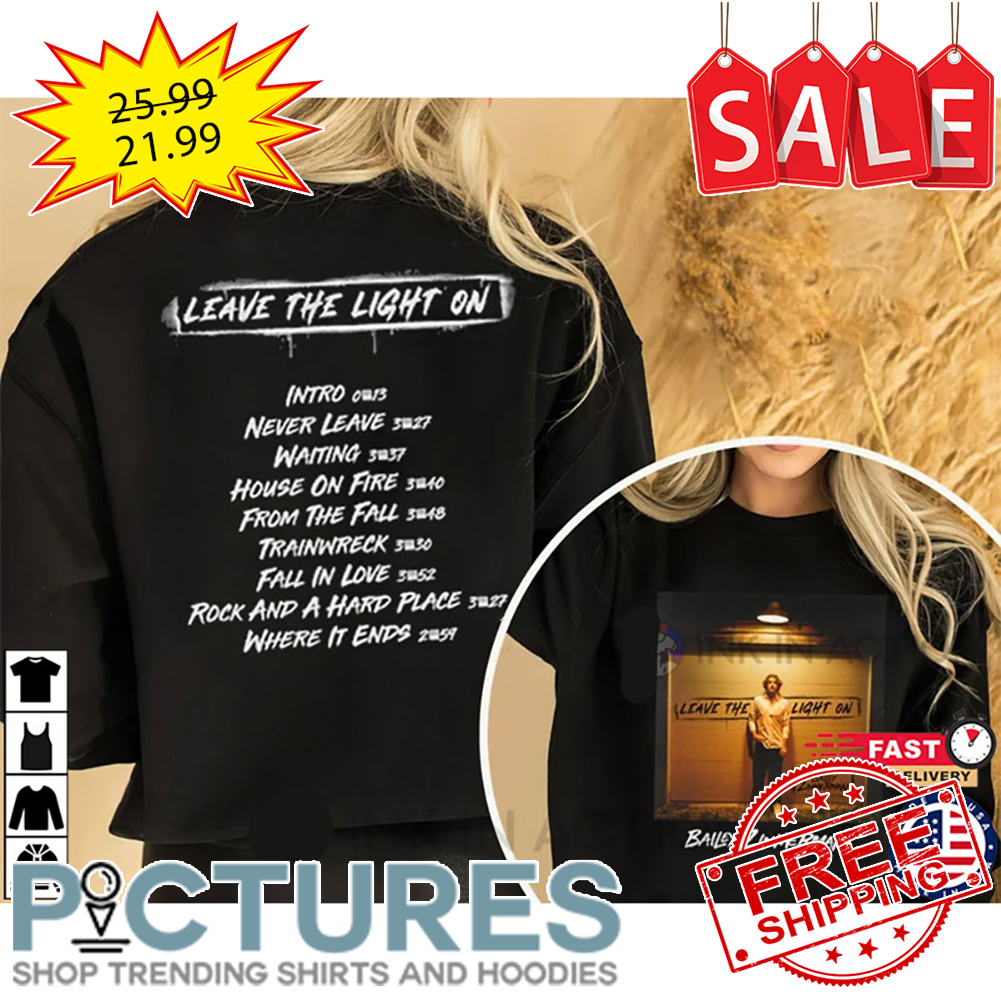 Bailey Zimmerman Tour 2023 Leave the Light on shirt