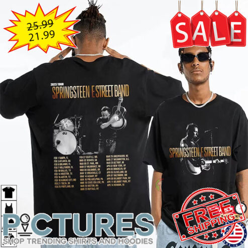 Bruce Springsteen and The E Street Band Tour 2023 shirt