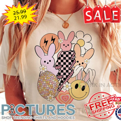 Easter Bunny Smiley Face Shirt