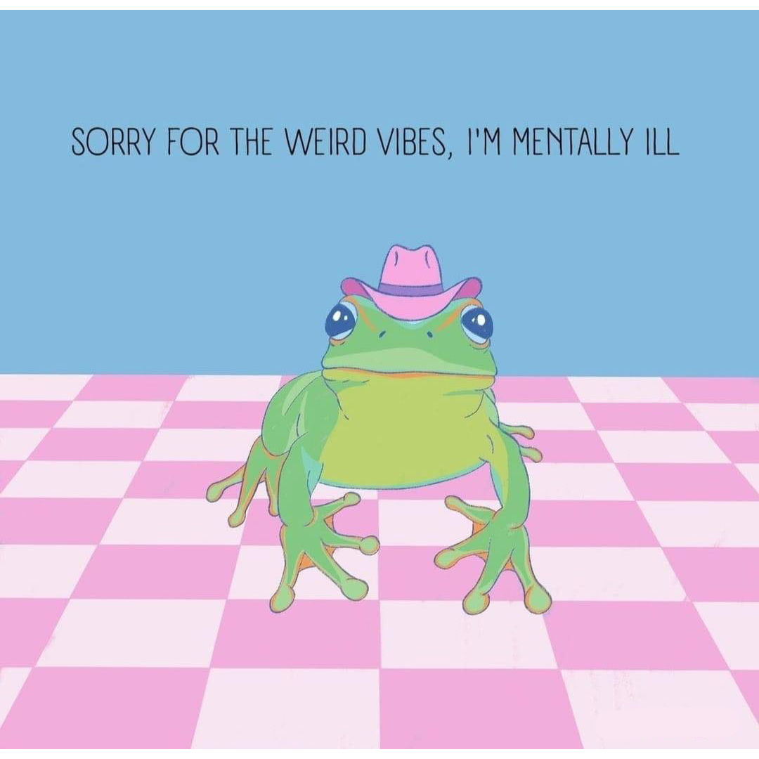 Harry Styles Frog Sorry for the weird vibes i'm mentally i'll shirt