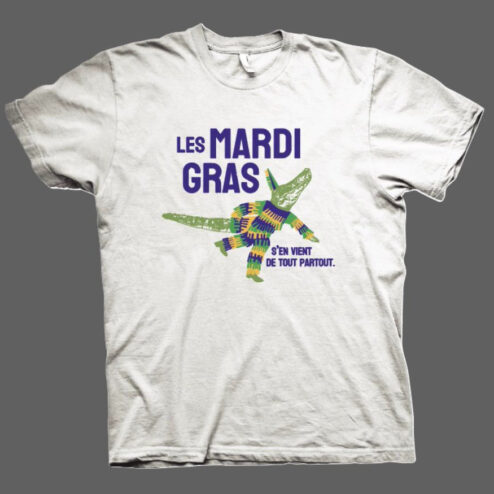 Lacoste les Mardi Gras s'en vient de tout partout shirt