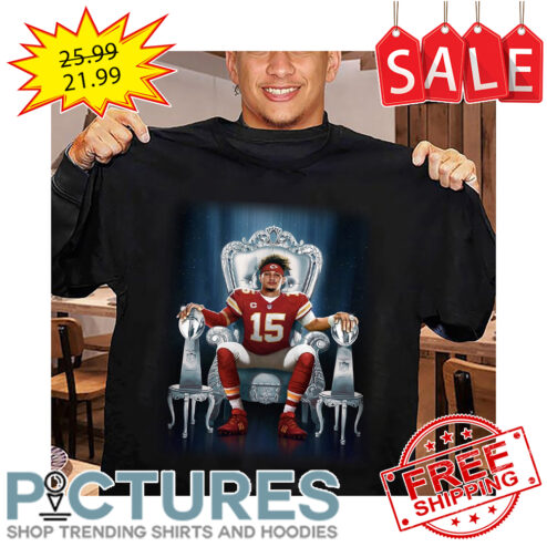 Patrick Mahomes King MVP Kansas City Chief Trophy LVII Super Bowl 2023 shirt