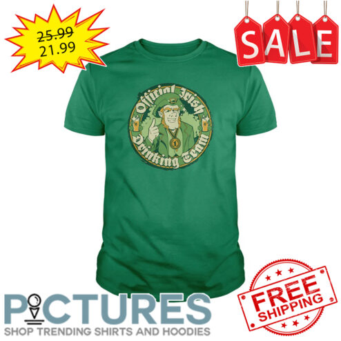 Patrico Beer Official Irish Drinking Team Shamrock St Patrick's day shirt
