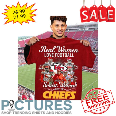 Real Women love football smart women love the Kansas City Chief LVII Super Bowl 2023 shirt