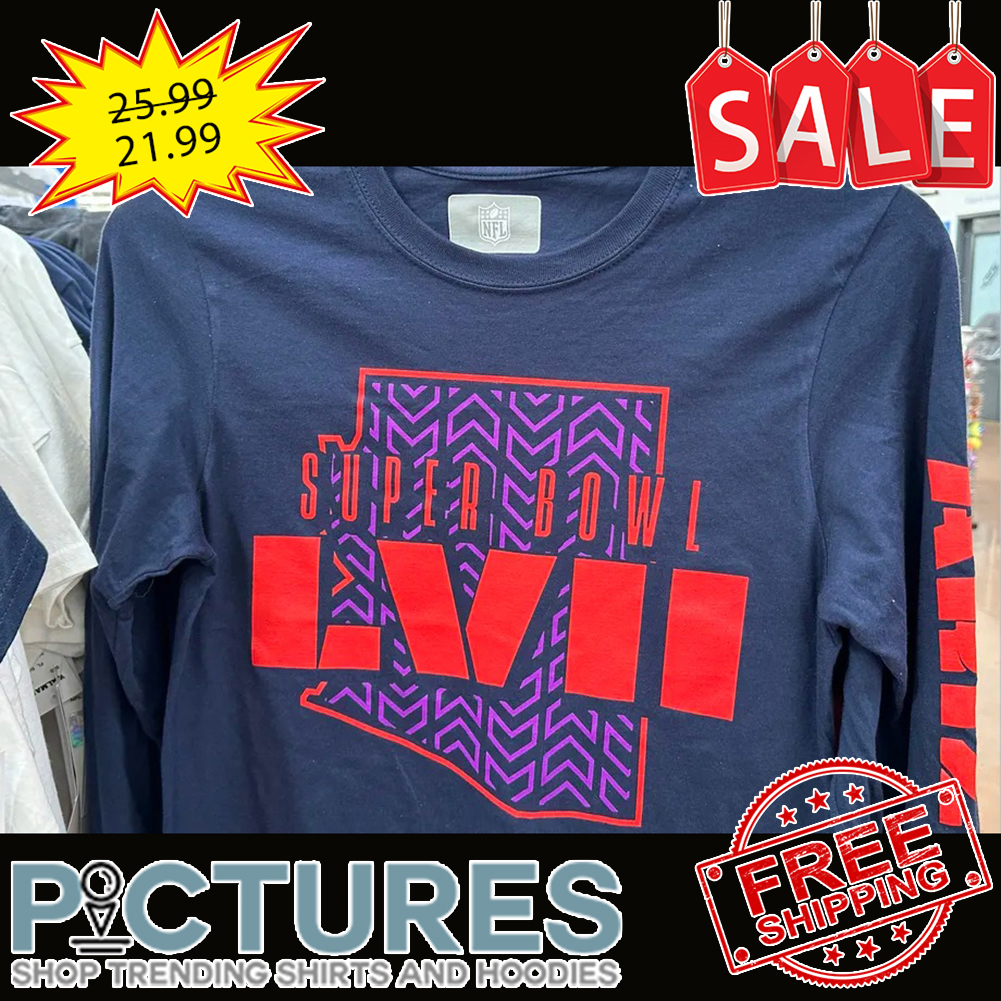 The Kansas City Chiefs face off with the Philadelphia Eagles in Super Bowl LVII shirt
