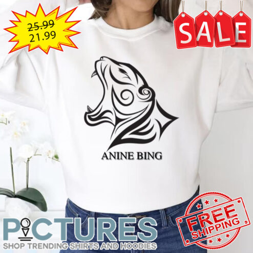 Aesthetic Tiger Logo Anine Bing shirt
