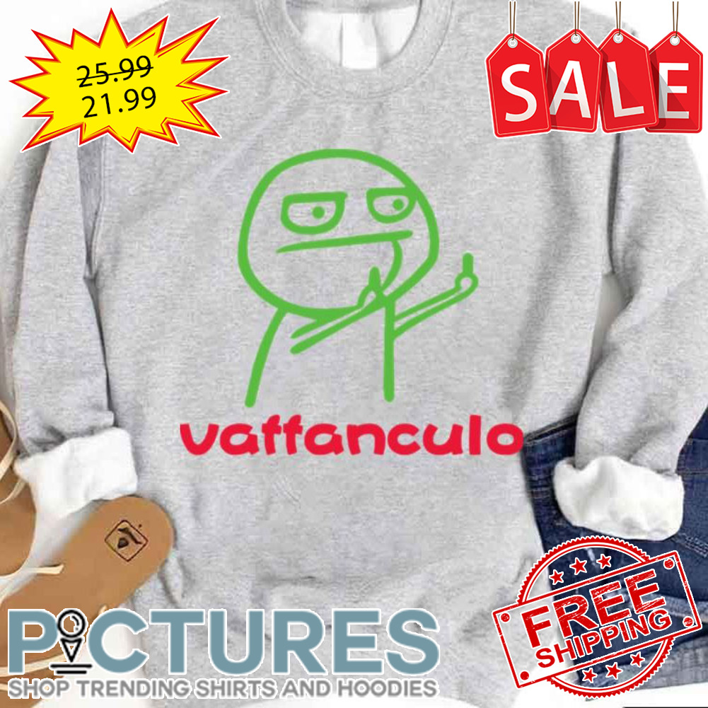 Funny Meme Middle Finger Vaffanculo shirt