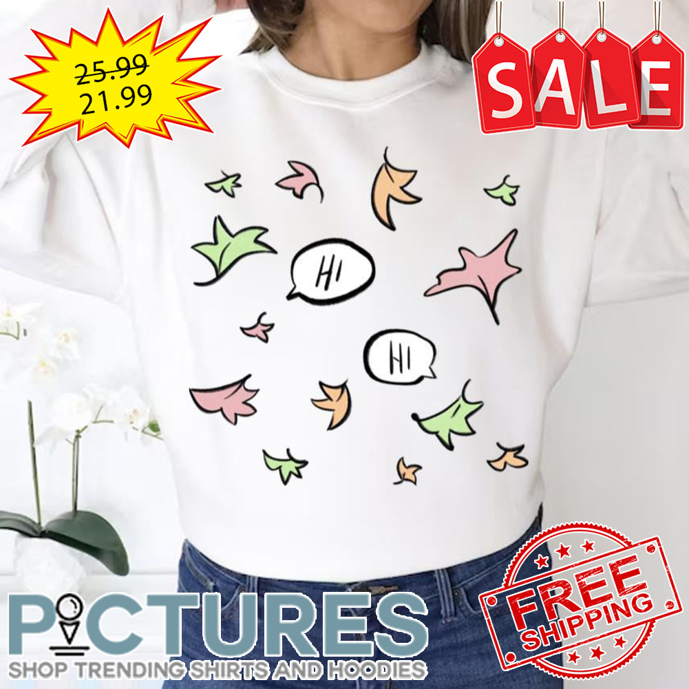 Heartstopper Netflix Nick Charlie Greeting Leaves shirt