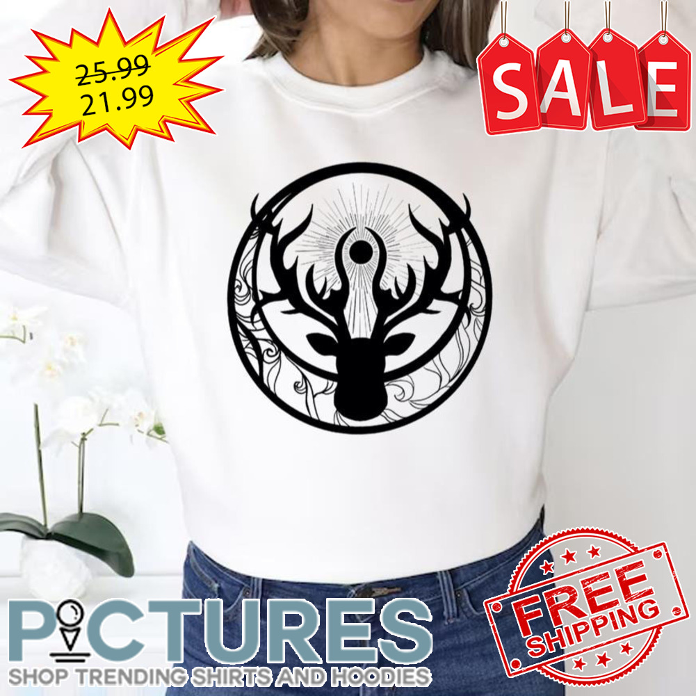 Antlers Design Shadow And Bone shirt